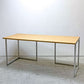 ビスレー BISLEY デスクプラン DESK PLAN Lフット ワーキングテーブル デスク オーク メラミン天板 スチール脚 W170cm イギリス ●