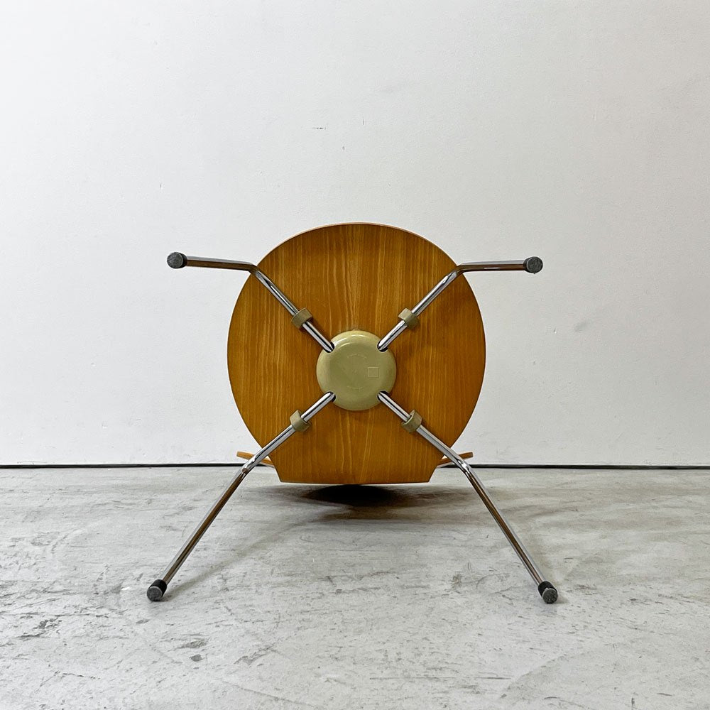 フリッツハンセン Fritz Hansen 3101 アリンコチェア アントチェア 4本脚 ナチュラルビーチ ラッカー仕上げ フェルトグライズ アルネ・ヤコブセン B ●