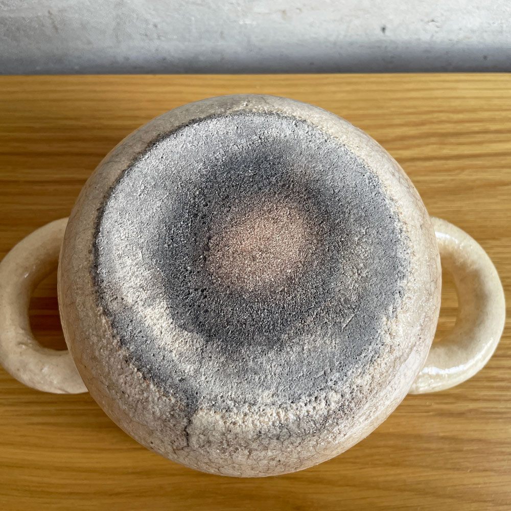 十場あすか 耐熱両手鍋 土鍋 スープ鍋 陶器 陶芸家 現代作家 つくも窯 ♪