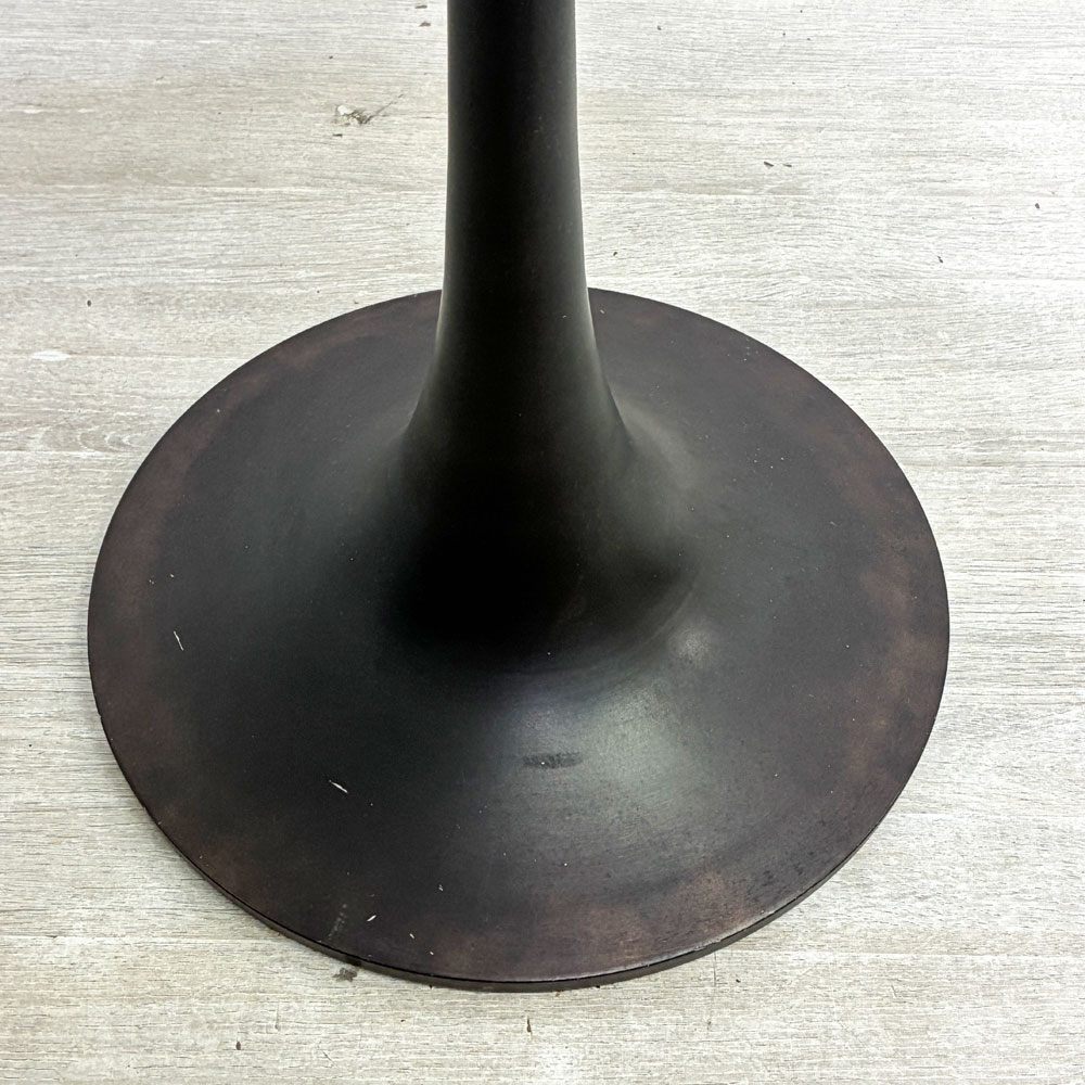 クレイト&バレル Crate&Barrel ネロ Nero Marble Accent Table 大理石サイドテーブル ラウンド モダンデザイン 参考価格約\59,000- ●