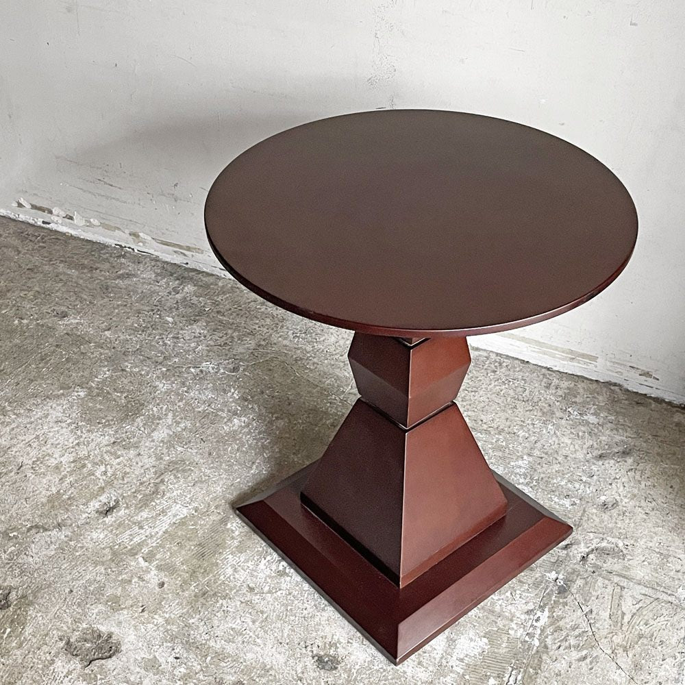 アスプルンド ASPLUND リゾルティール RESORTIR ムーラン ラウンドテーブル MOULIN ROUND TABLE サイドテーブル ダークブラウン ビーチ材 モダンデザイン ■