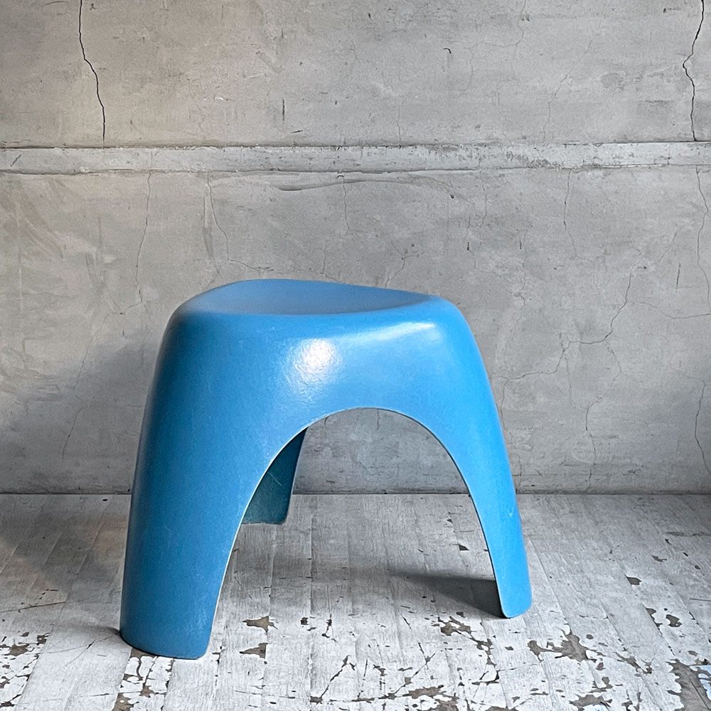コトブキ kotobuki エレファントスツール Elephant Stool FRP製 柳宗理 ライトブルー ビンテージ ミッドセンチュリー 希少 ♪