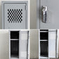 リオン LYON 2段スチールロッカー 2-TIER LOCKER ダイヤカット RECESSED HANDLE ダヴグレー dove gray インダストリアル P.F.S取扱 ■