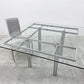 ノル Knoll アンドレ Andre Square Glass Table ダイニングテーブル ガラストップ  スクエア Tobia Scarpa モダンデザイン 〓