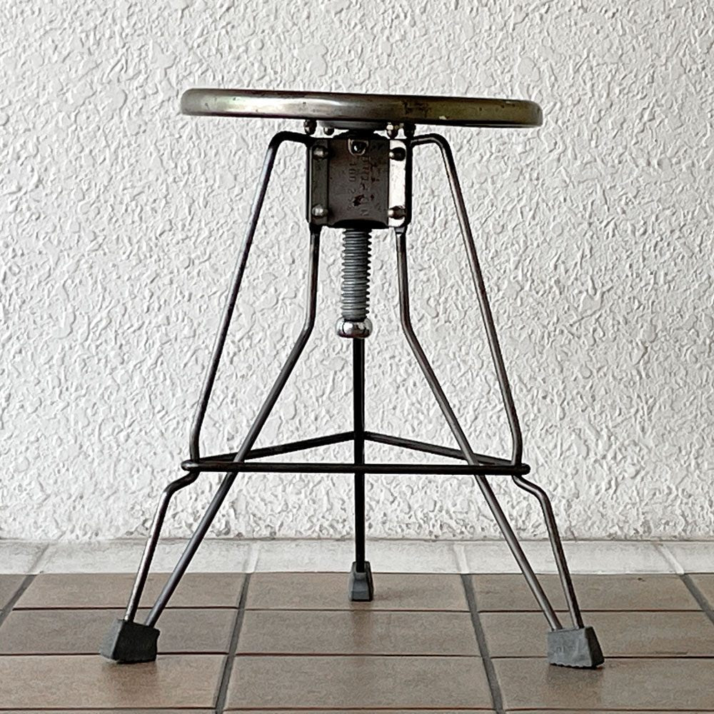 ダルトン DULTON スツール クリッパーII Stool Clipper II 昇降式 RAW インダストリアルデザイン A◇