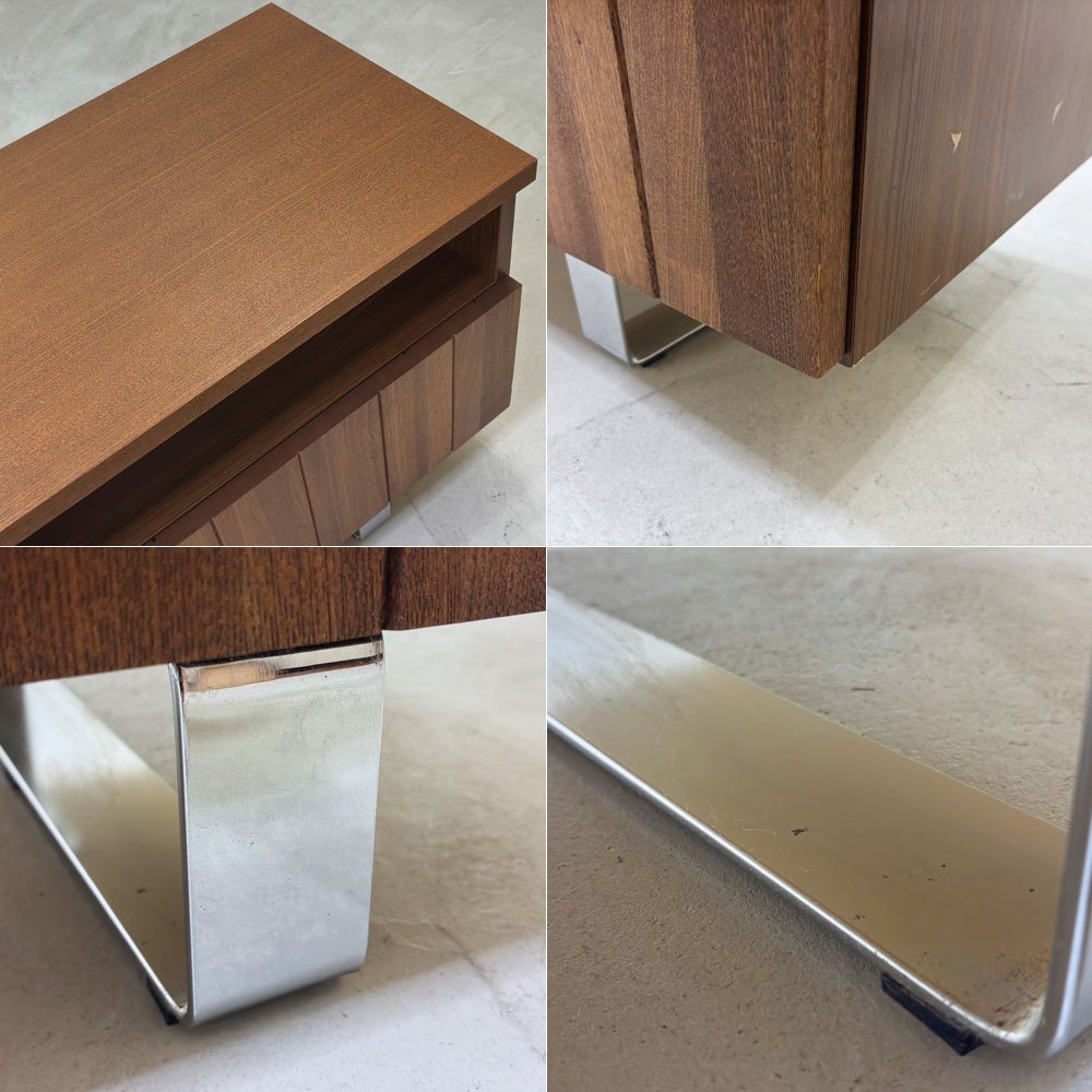 ウニコ unico ストラーダ STRADA AVボード アッシュ材 廃番品 ローボード ラック テレビボード TVキャビネット テレビ台 ●