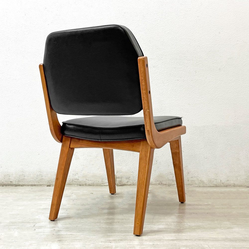 アクメファニチャー ACME Furniture シエラチェア SIERRA CHAIR ダイニングチェア ラバーウッド ビニールレザーシート B ●