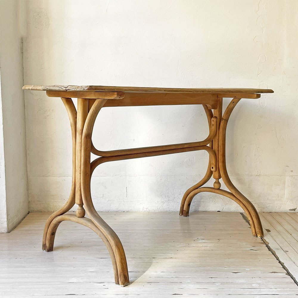 フランスアンティーク French Antique テーブル ワークテーブル コンソール デスク 古材 シャビーシック フレンチカントリー 店舗什器 ビンテージ ★