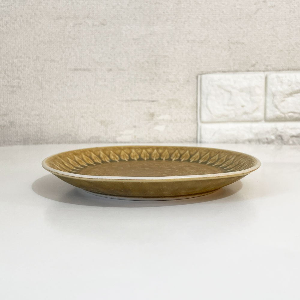 クロニーデン KRONJYDEN レリーフ Relief  ケーキプレート 直径16.5cm イェンス クイストゴー デンマーク 北欧食器 B ◎