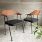 ケースファニチャー Case Furniture 675チェア ダイニングチェア アームチェア ウォールナット材 レザーシート ロビンデイ Robin Day ACTUS取扱 A ♪