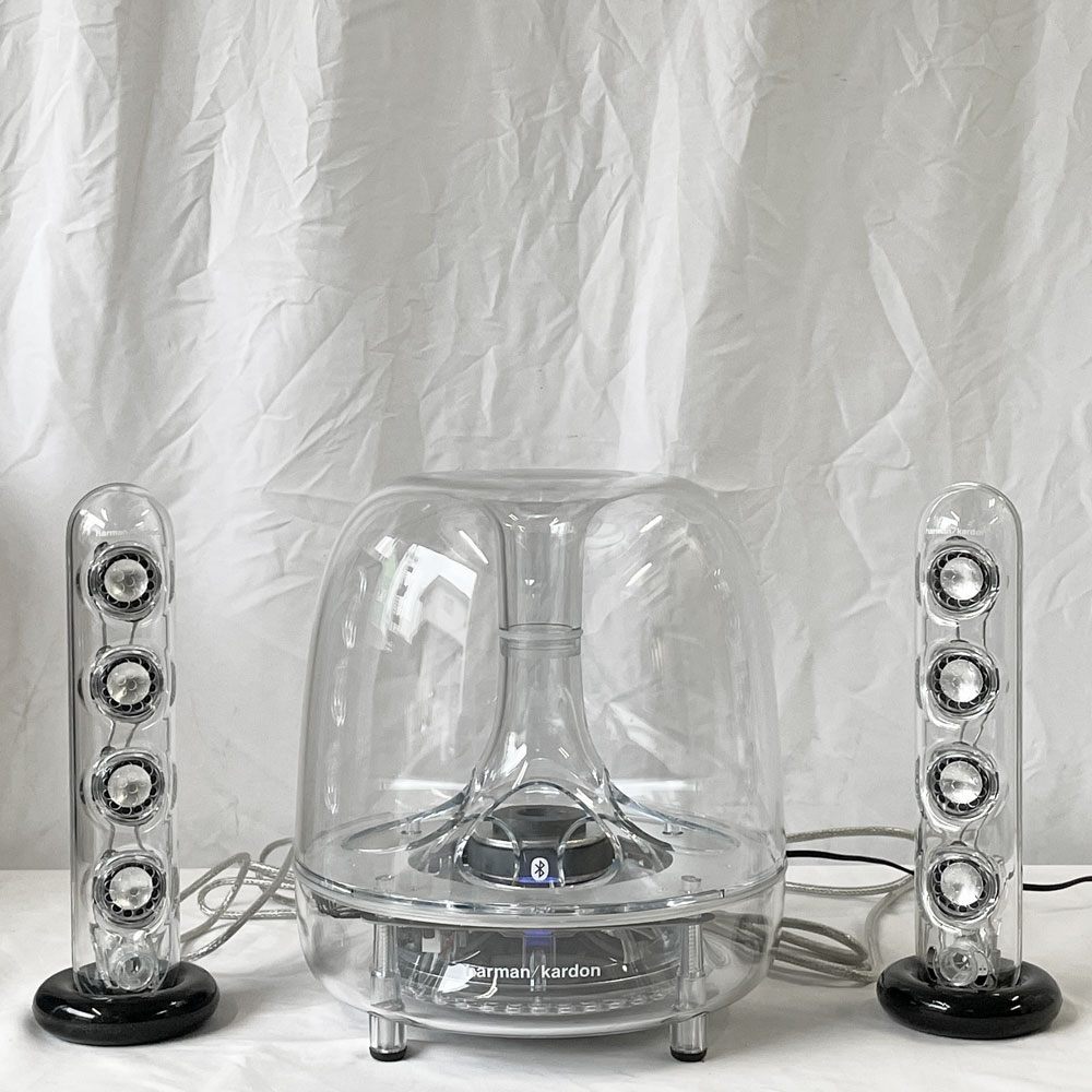 ハーマンカードン Harman Kardon Soundsticks Wireless SOUNDSTICKSBTJP Bluetooth スピーカー ワイヤレス スケルトン 2014年製 箱付き ◇