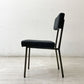 ジャーナルスタンダードファニチャー j.s.F リージェント REGENT CHAIR ダイニングチェア ファブリックシート ブラック スチール脚 定価￥28,600- 廃番 ●