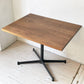 グリニッチ greeniche カフェテーブル Cafe Table 800×600×610 ウォールナット無垢材 Xレッグ ★