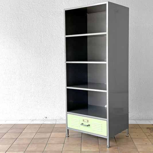 ポッタリーバーン ティーン Pottery Barn Teenティーン ロッカーブックシェルフ Locker Bookshelf 1ドロワー 本棚 ◇