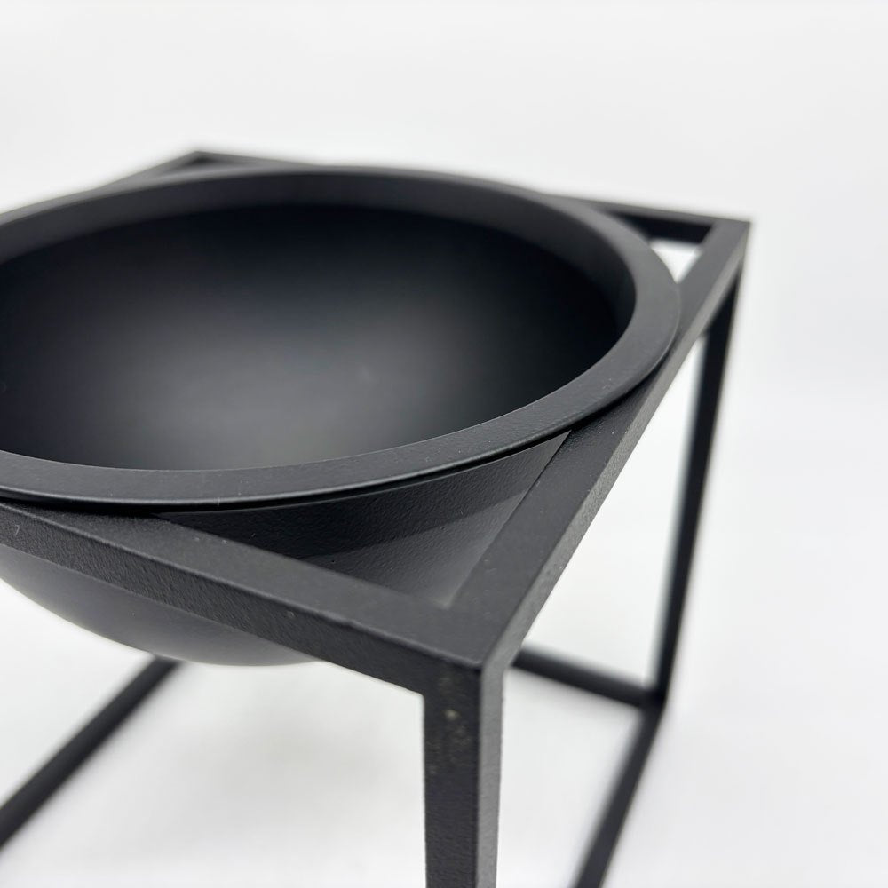 オドーコペンハーゲン Audo Copenhagen クブス Kubus ボウル スモール 14×14cm ブラック フラワーポット 小物入れ ●