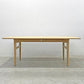 カールハンセン&サン Carl Hansen&Son CH327 ダイニングテーブル オーク材 ホワイトオイルフィニッシュ W190cm ハンス J. ウェグナー 現状品 〓