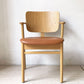 アルテック artek ドムスチェア Domus Chair ダイニングチェア アームチェア オーク材 革張り ルクソールベージュ SCOPE別注 イルマリ・タピオヴァーラ 北欧 定価￥206,800- 廃盤 ★