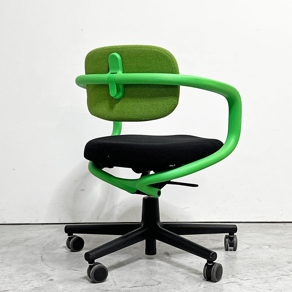 ヴィトラ vitra オールスター Allstar オフィスチェア デスクチェア グリーン × ブラック ファブリック コンスタンチン・グルチッチ 参考定価￥163,900- ●