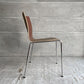 エンゲルブレヒト Engelbrechts チャリックチェア CHAIRIK Chair 101 ダイニングチェア スタッキング 4本脚 シナモン プライウッド スチール デンマーク 未使用品 定価63,800円 ♪