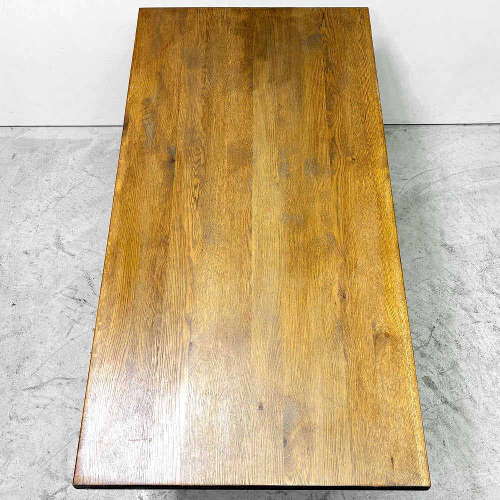 クラッシュゲート CRASH GATE ノットアンティークス Knot antiques サング SANG LDテーブル W140cm オーク材 アジャスター付 インダストリアルデザイン ●