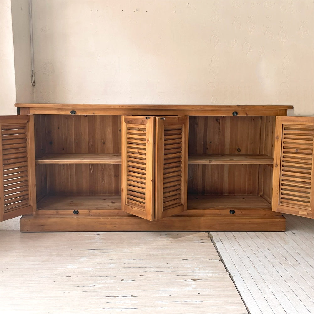 クラッシュゲート CRASHGATE ノットアンティークス Knot antiques ルーチェ LUCE サイドチェスト 杉古材 サイドボード 展示美品 ★