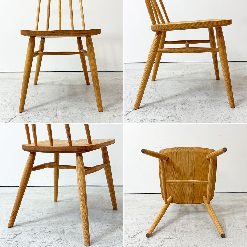 モモナチュラル MOMO Natural SB CHAIR ダイニングチェア オーク無垢材 オイルフィニッシュ ナチュラル ウィンザースタイル B ●