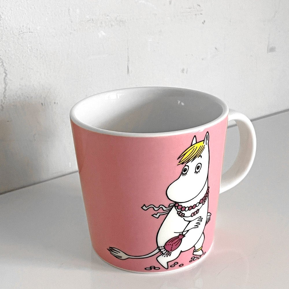 アラビア ARABIA ムーミンマグ MOOMIN スノークのおじょうさん ピンク 2013-2019年 トーベ・ヤンソン フィンランド 北欧食器 ■