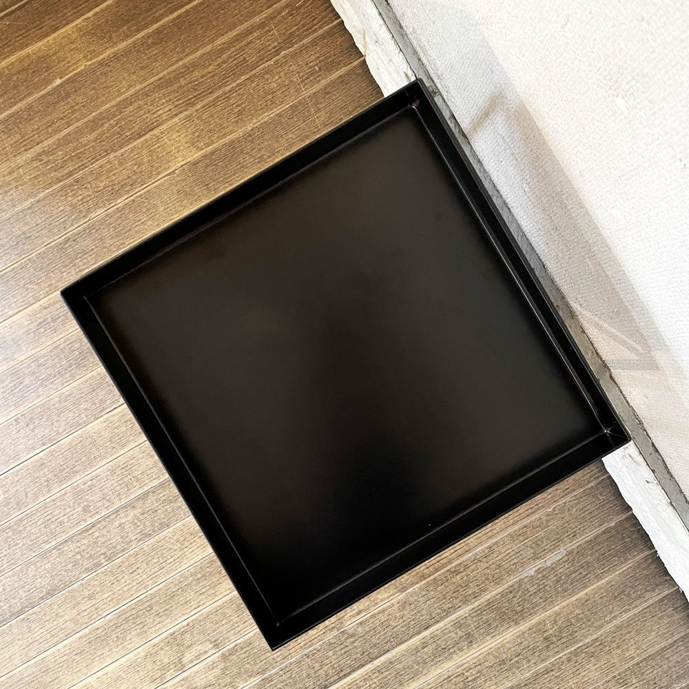 ヘイ HAY トレイテーブル Tray Table S サイドテーブル ブラック スクエア W30cm デンマーク 北欧家具 定価￥38,500- ◎