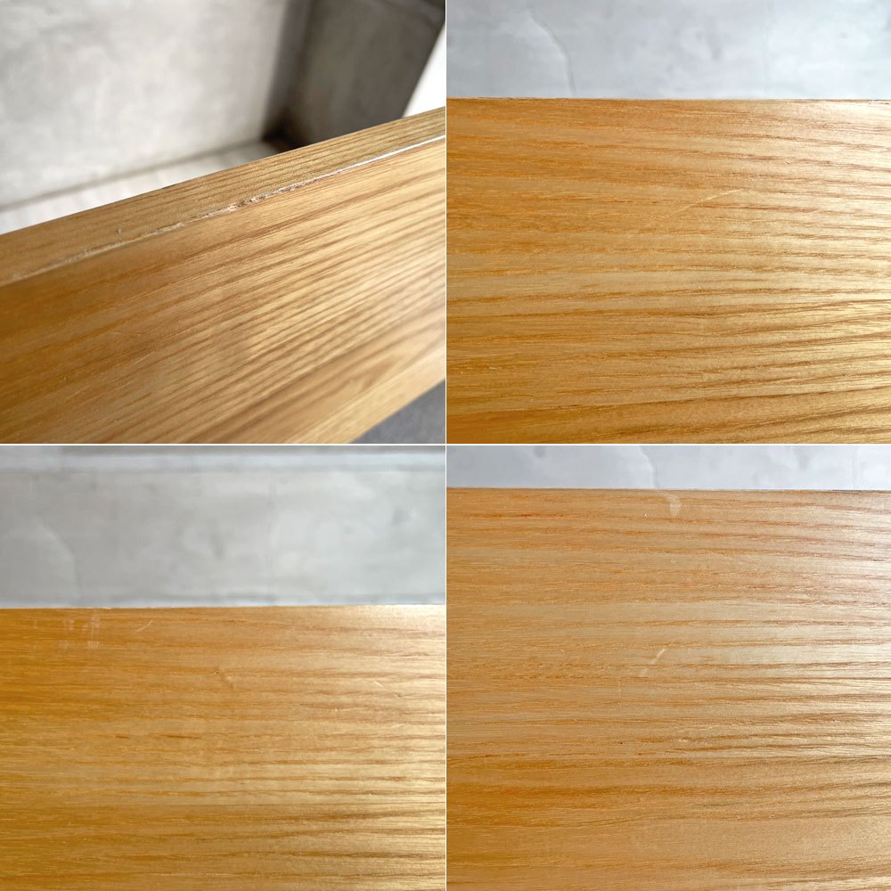 ウニコ unico シグネ SIGNE ダイニングベンチ バックレスト アッシュ材 グレーファブリック W110cm ナチュラル 北欧テイスト ♪