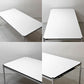 USMモジュラーファニチャー USM Haller USMハラーテーブル ワーキングデスク W200cm アジャスター パールグレーラミネート  ホワイト 高さ調整機能 リング付 モダンデザイン ●