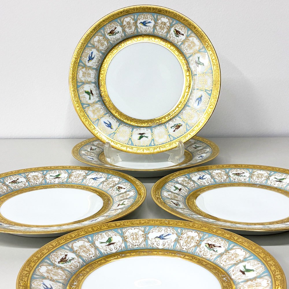 アビランド HAVILAND ベンガリス Bengalis ヴィクトリアンスワロー 19cm プレート リモージュ LIMOGES 三越特別製造版 A ◎