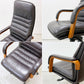 ベルグファニチャー Berg Furniture 89-11 デスクチェア ハイバック エアクッション付き プライウッド 手縫いステッチ デンマーク 参考価格\433,650~ ●