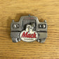 マックトラックス Mack Trucks ブルドッグ ベルトバックル グレートアメリカンバックル Great American Buckle Co. トラックフェイス 1970～1980年代 米国 USビンテージ ●