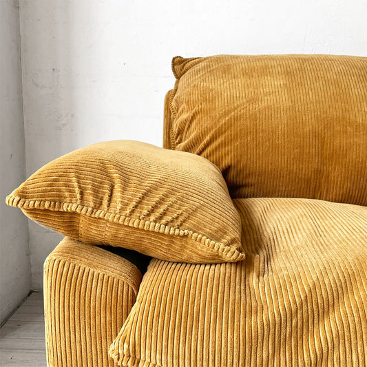 トラックファニチャー TRUCK FURNITURE DTソファ DT SOFA 1P ラウンジチェア コーデュロイ ブラウン フェザークッション W107㎝ 希少 廃盤 ★