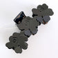 マリメッコ marimekko ミニウニッコ ヘアクリップ Mini Unikko Hair Clip ブラック ヘアアクセサリー 廃番カラー マイヤ・イソラ 北欧 定価￥10,210- ■
