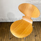 フリッツハンセン Fritz Hansen 3101 アリンコチェア アントチェア 4本脚 ナチュラルビーチ ラッカー仕上げ フェルトグライズ アルネ・ヤコブセン D ◎