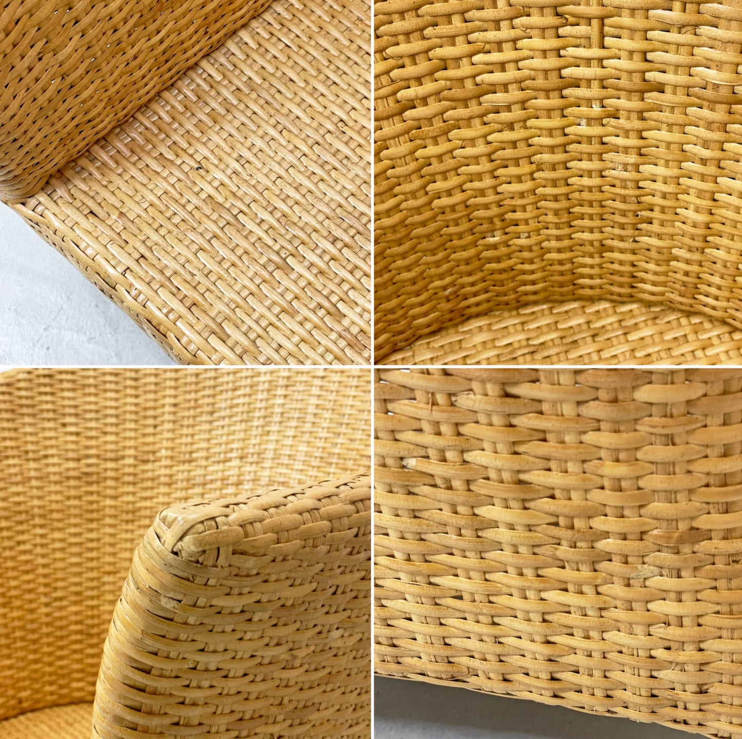 ワイスワイス WISE WISE SE-403 ソホノ SOHONO ラウンジチェア ナチュラル ラタン 籐 A ●