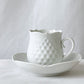 マイセン Meissen ホワイトレリーフ コーヒーカップ＆ソーサー C&S ルードヴィッヒ・ツェプナー Ludwig Zepner ドイツ A ◇