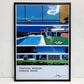永井博 トロピカルモダン ポスター TROPICAL MODERN POSTER side-B 55.5×77cm 直筆サイン シティポップ 額装品 ●