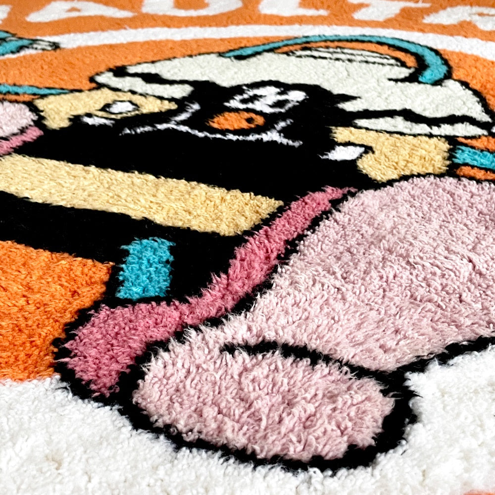 ボルトルーム vaultroom ゲーミングダイナー フロアラグGAMING DINER FLOOR RUG オレンジ 150㎝ MIYOSHI RUG ■