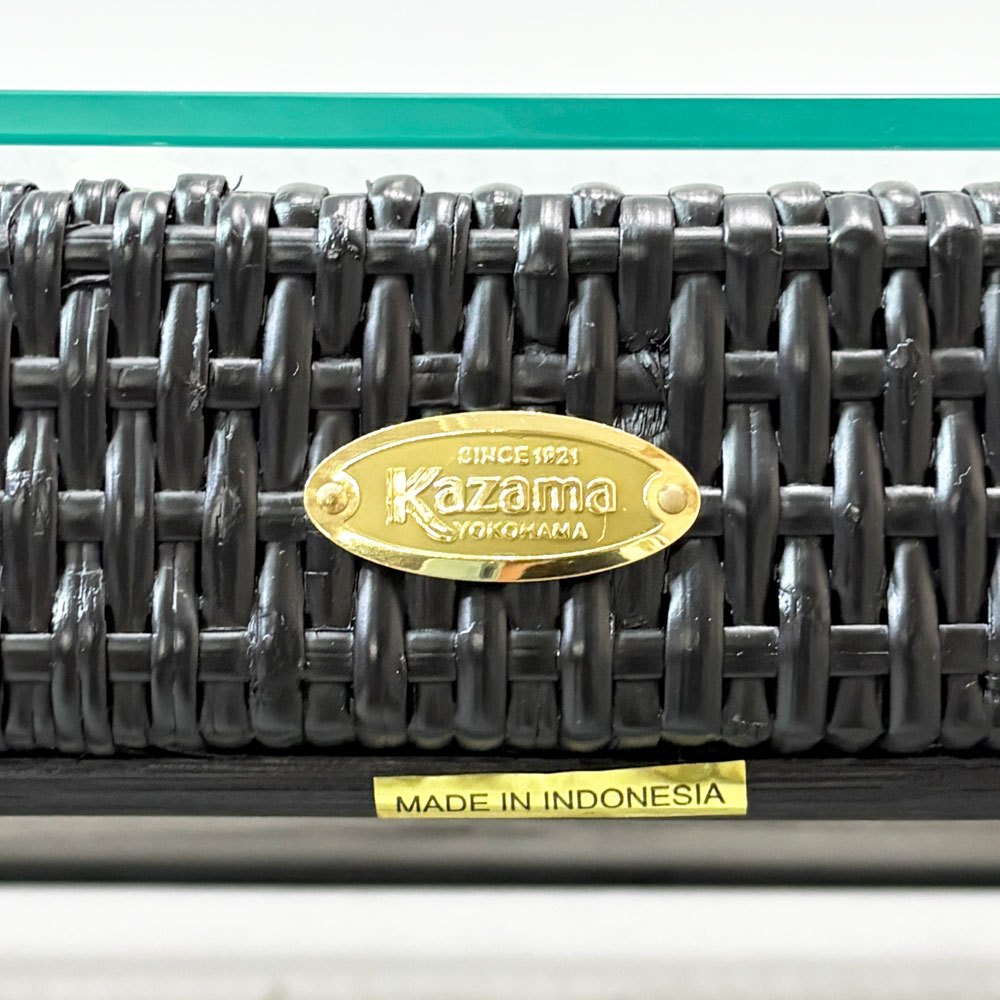 カザマ Kazama ベンチュラ Ventura コンソールテーブル デスク 手編み 籐家具 インドネシア リゾートスタイル 和モダン ●