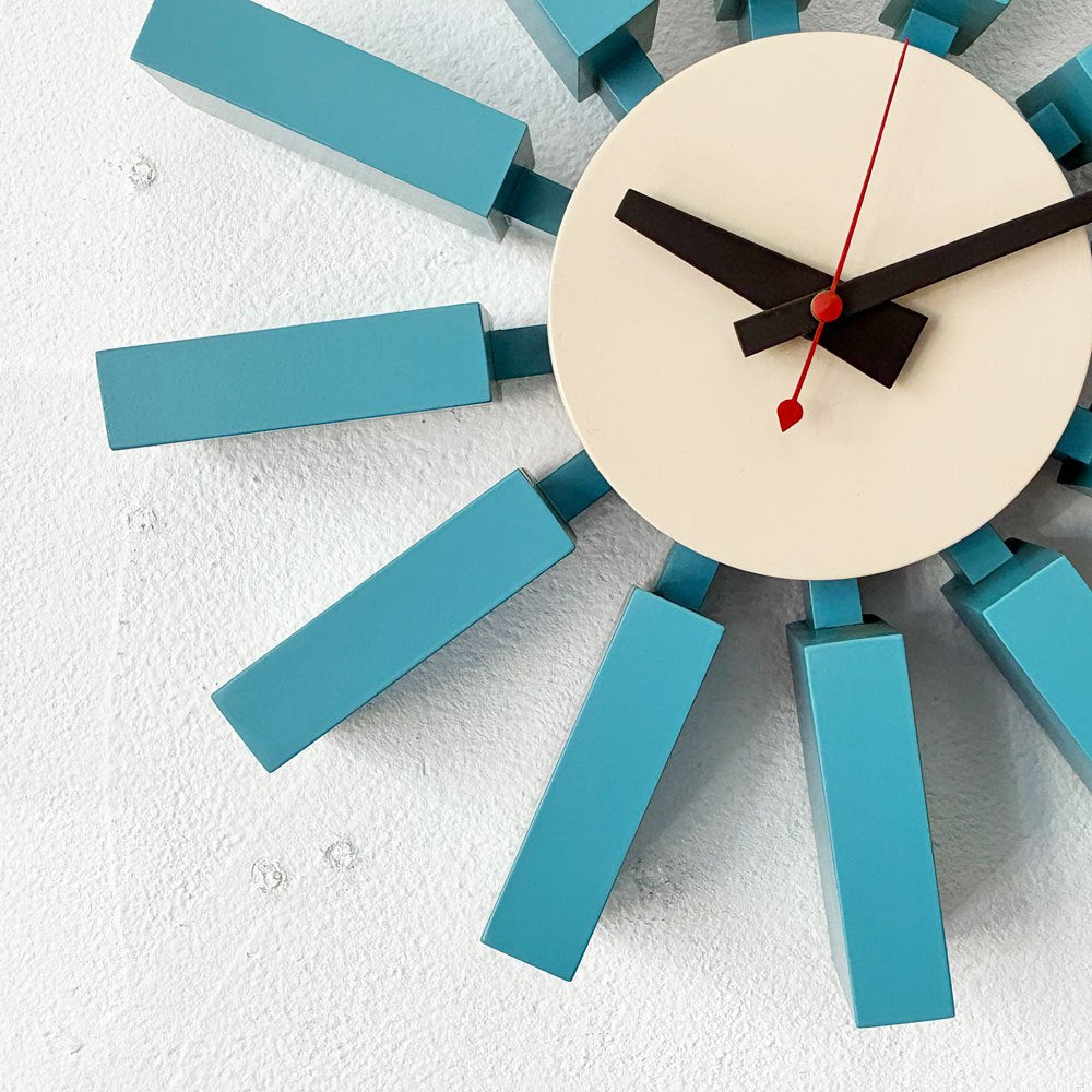 ヴィトラ vitra ブロッククロック Block Clock 壁掛け時計 ウォールクロック ジョージ・ネルソン ミッドセンチュリー 希少 廃盤 ★
