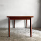 デンマークビンテージ Danish Vintage エクステンション ダイニングテーブル チーク材 伸長式 ドローリーフ 北欧家具 ■