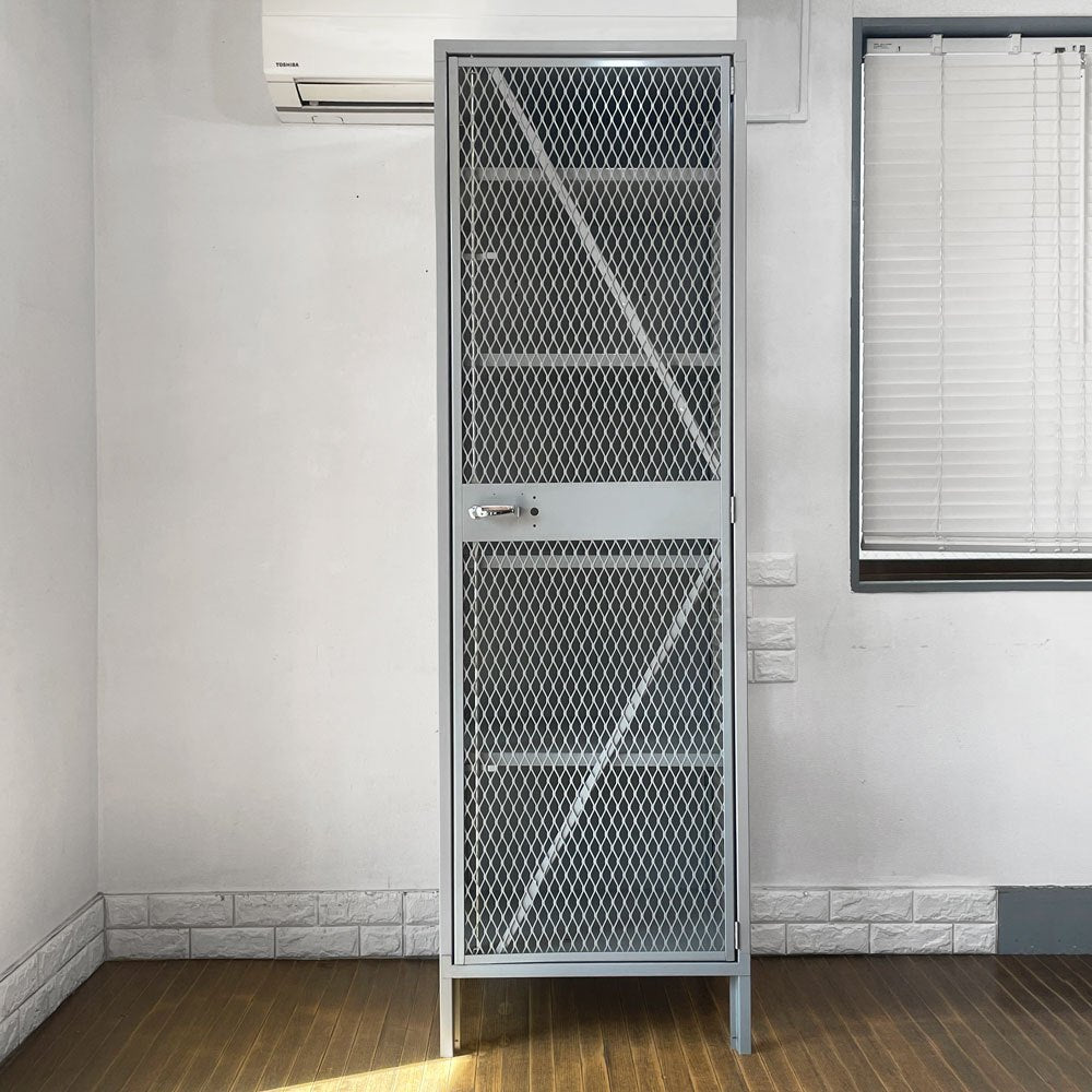 リオン LYON メッシュロッカー MESH LOCKER スチール グレー W61 パシフィックファニチャー P.F.S取扱 インダストリアル USA 米国 ◎