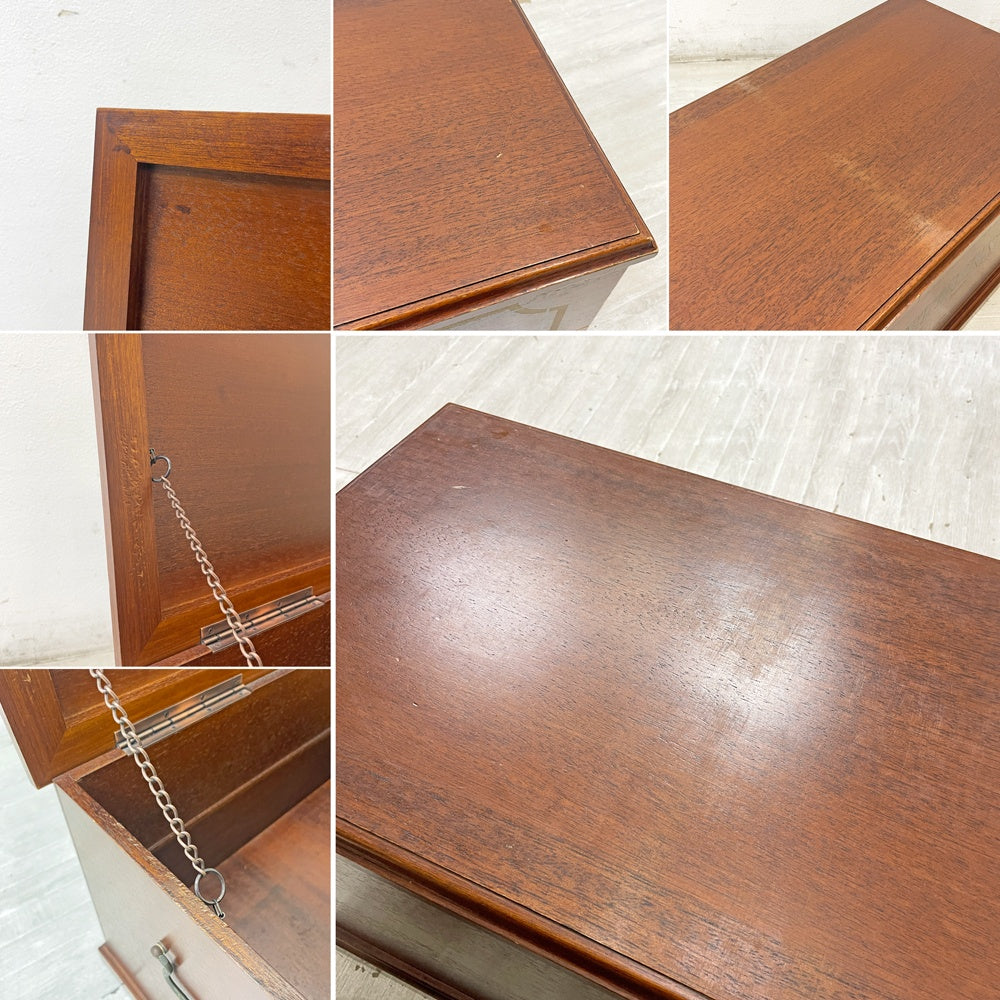 ステファンズ STEPHENS’ 1936 AUTHENTIC チェスト ブランケットボックス ウッドボックス 収納箱 ベンチ 店舗什器 B ビンテージ ●
