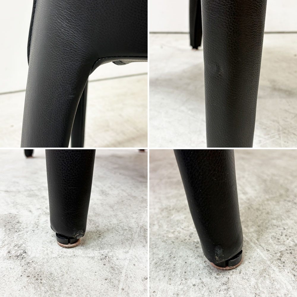カッシーナ Cassina オラ 367 HOLA アームチェア 本革 ハンス・ウェッツスタイン モダン イタリア 定価￥429.000- ●