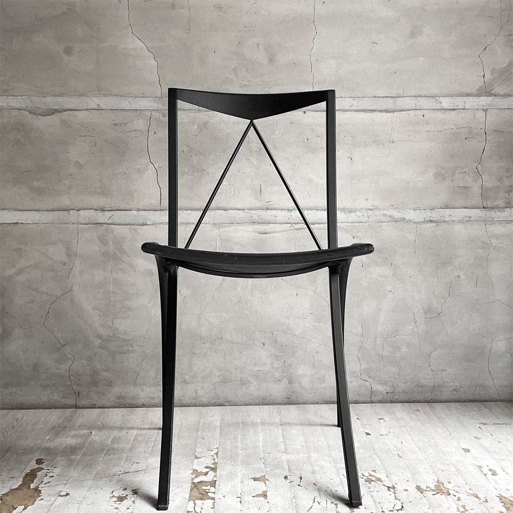 カッテラン Cattelan Italia ベラ BELLA フォールディングチェア スチール×レザー レッド ポストモダンデザイン ♪