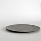 吉田次朗 リムプレート ラウンド 平皿 ホワイトグレー Lサイズ  Φ25cm 陶器 現代作家 A ■