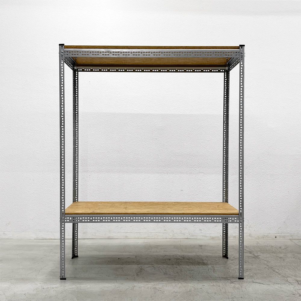 リオン LYON アングルシェルフ SLOTTED ANGLE SHELF ワードローブ シェルフ W140 x D64 x H175cm オーダー仕様 P.F.S取扱 〓
