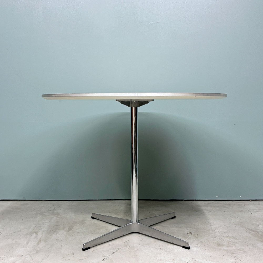 フリッツハンセン Fritz Hansen スーパー円テーブル A623 ダイニングテーブル Aテーブル Φ90cm ホワイト アルネ・ヤコブセン ブルーノ・マットソン ピート・ハイン 北欧家具 ◎